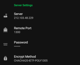 Shadowsocks Manual
Settings